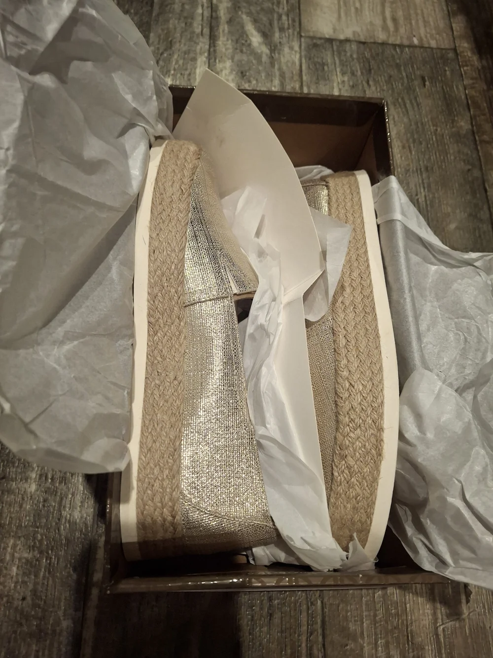 Giani Bernini Metallic Gold Slip-On Espadrilles